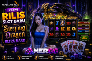 Tampilan permainan Sleeping Dragon Ultra Dark dari Pragmatic Play dengan tema naga dan kastil gelap.